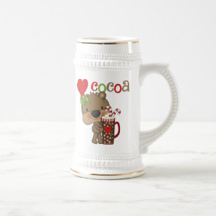 Chope À Bière Amour de cacao d'ours de fille