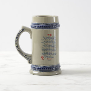 Chope À Bière Amour d'épouse
