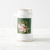 Chope À Bière amour floral (Devant gauche)