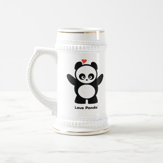 Chope À Bière Amour Panda® Stein (Gauche)