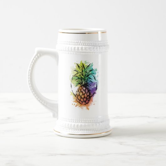 Chope À Bière Ananas (Gauche)