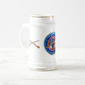 Chope À Bière Ancien combattant de l'infanterie (Devant gauche)