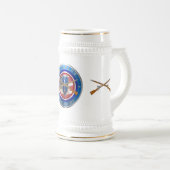 Chope À Bière Ancien combattant de l'infanterie (Devant droit)