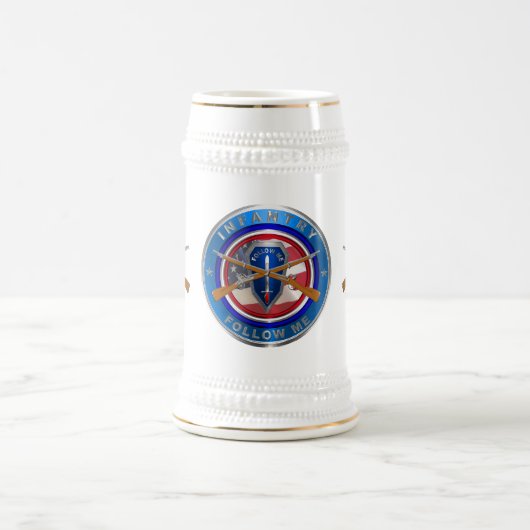 Chope À Bière Ancien combattant de l'infanterie (Centre)