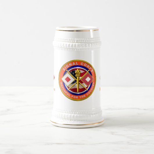 Chope À Bière Ancien combattant du Corps de signalisation (Centre)