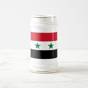 Chope À Bière Ancien drapeau de Syrie