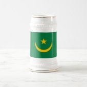 Chope À Bière Ancien drapeau mauritanien (Centre)