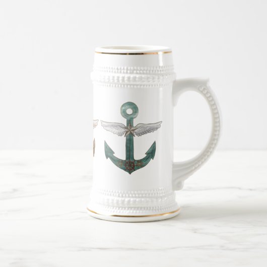Chope À Bière Ancres de navire (Droite)