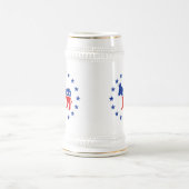 Chope À Bière Âne Stein de Démocrate (Centre)