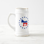 Chope À Bière Âne Stein de Démocrate (Gauche)