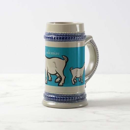 Chope À Bière Animal de chèvre Thunder_Cove (Devant droit)