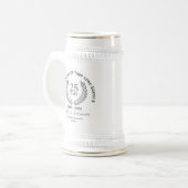 Chope À Bière Appréciation du service long personnalisée (Devant gauche)