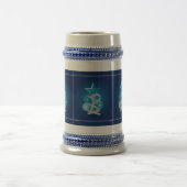 Chope À Bière Arbre de Noël bleu (Centre)