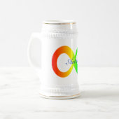 Chope À Bière Arc-en-ciel d'autisme (Devant gauche)