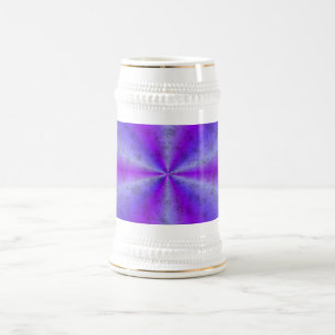 Chope À Bière Arc-en-ciel rose en cuir d'éléphant Optik