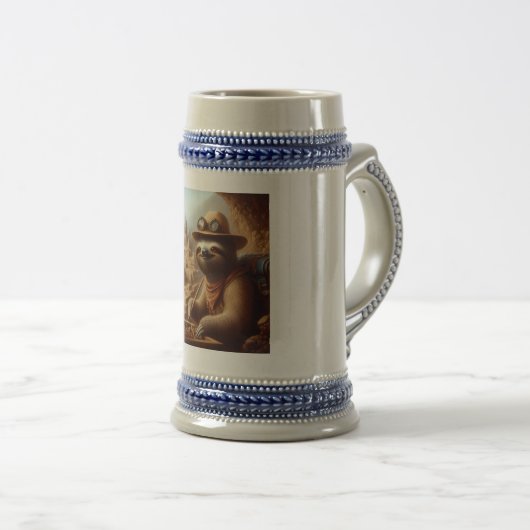 Chope À Bière Archéologue Sloth (Devant droit)