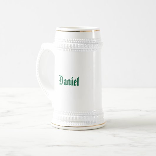 Chope À Bière Arme shamrock Crest St.Patrick's Day (Devant gauche)