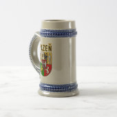Chope À Bière Armoiries de Plzeň, République tchèque (Devant gauche)