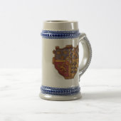 Chope À Bière Armoiries de Suède (Devant droit)