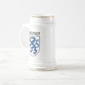 Chope À Bière Armoiries d'Ingolstadt, Bavière - ALLEMAGNE (Devant gauche)