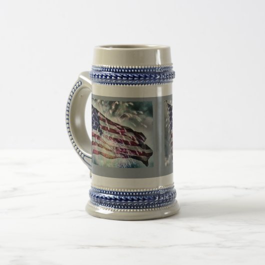 Chope À Bière Arrière-plan Fireworks (Devant gauche)