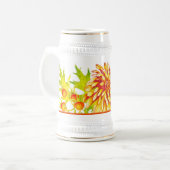 Chope À Bière Arrivée d'automne sur un Stein (Devant gauche)