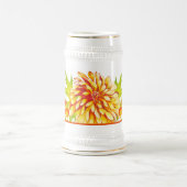 Chope À Bière Arrivée d'automne sur un Stein (Centre)