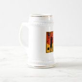 Chope À Bière Art classique du golf des années 30 (Devant gauche)
