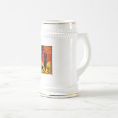 Chope À Bière Art classique du golf des années 30 (Devant droit)