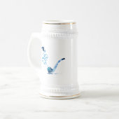 Chope À Bière Art de fumer la pipe 2 (Devant gauche)