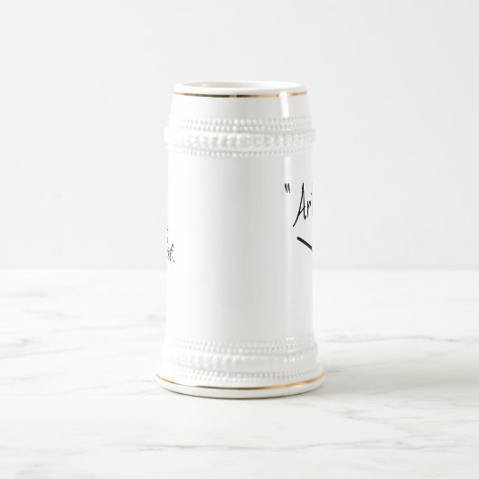 Chope À Bière "Art Diva" - ‘jusqu'à la mort nous Art. (Centre)