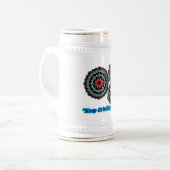Chope À Bière Art du flux industriel (Devant gauche)
