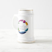 Chope À Bière "Art in Motion : Circulaire pelouse Bowls Bowled L (Devant gauche)