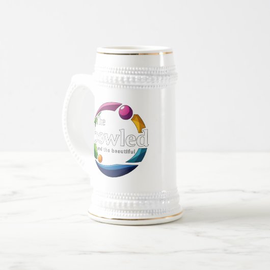 Chope À Bière "Art in Motion : Circulaire pelouse Bowls Bowled L (Devant gauche)