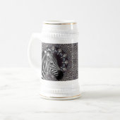Chope À Bière Art Stein de zèbre (Devant gauche)