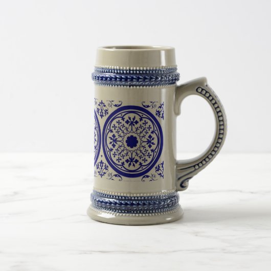Chope À Bière Art Stein inspiré de Delft (Droite)