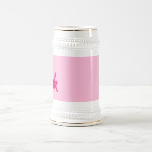 Chope À Bière Astuce en or rose rose chaud (Centre)