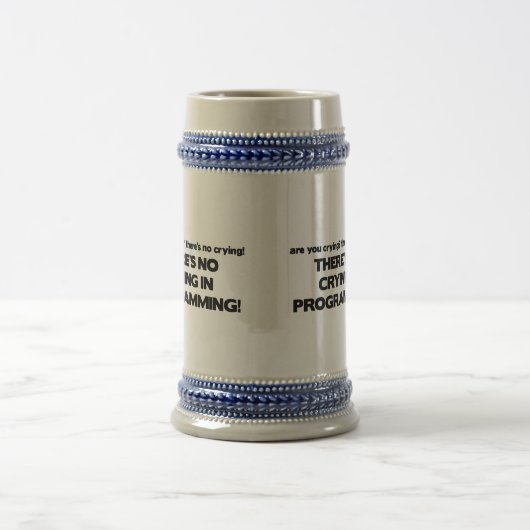 Chope À Bière Aucun pleurer dans la programmation (Centre)