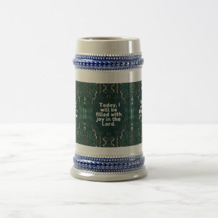 Chope À Bière Aujourd'hui, je serai rempli de la Joie dans le Se