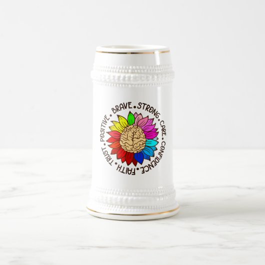 Chope À Bière Autisme - Musique Cadeau (Centre)