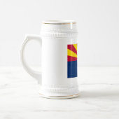 Chope à bière avec drapeau de l'Arizona (Gauche)