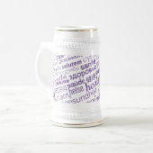 Chope à bière avec le texte SANTÉ (Devant gauche)
