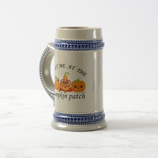 Chope À Bière Aventures citrouilles de patchs : Fall Tee (Devant gauche)