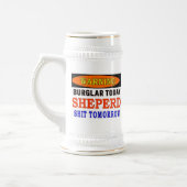 CHOPE À BIÈRE AVERTISSEMENT SHEPERD (Gauche)