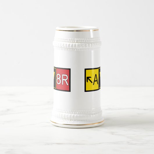 Chope À Bière Aviateur - AV8R - (Centre)