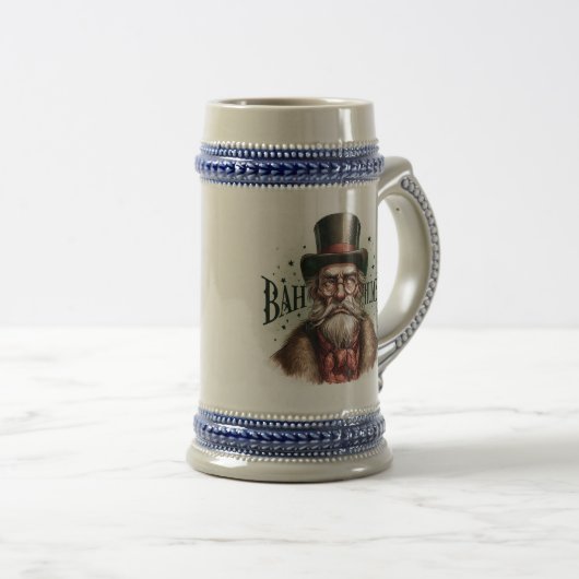 Chope À Bière Ba Humbug Scrooge Christmas Stein (Devant droit)