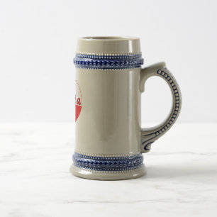 Chope À Bière Babcia Coeur polonais