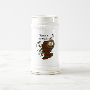 Chope À Bière Badge du clan MacGregor Stein