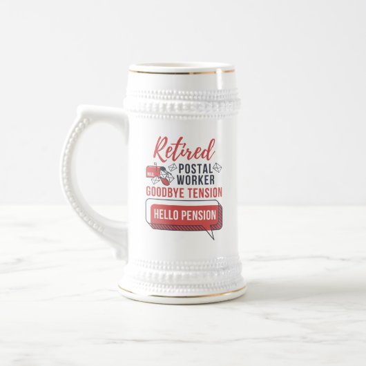 Chope À Bière Bagage de retraite pour les travailleurs postaux r (Gauche)