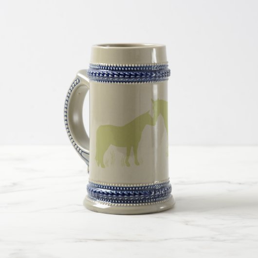Chope À Bière Baisers de cheval (vert) (Devant gauche)